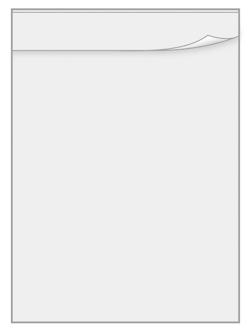 Übungsschreibfolie DIN A5, PVC, blendfrei transparent