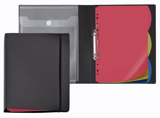 Arbeitsmappe Diamond, DIN A4, PP, 2-D-Ring-Mechanik 20 mm