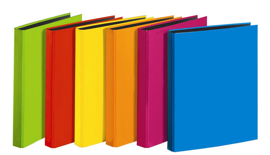 Ringordner VELOCOLOR®, DIN A5, Karton, 2-D-Ring-Mechanik 25 mm