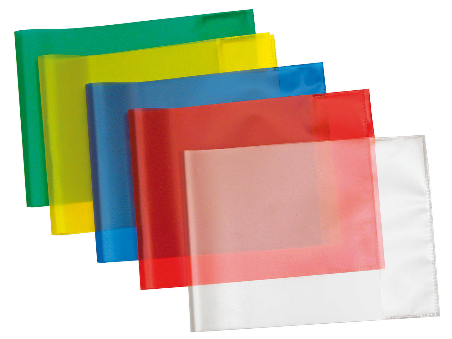 Schulhefthülle, DIN A5, quer, PP, transparent