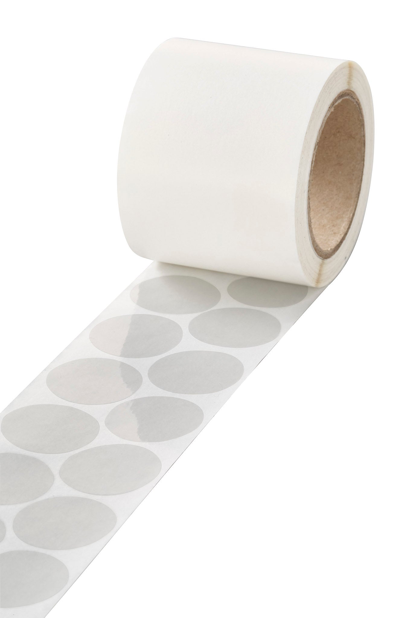 VELOCOLL® Verschlussmarke, stark haftend, vollflächig klebend, Durchmesser 30 mm, 1000er Rolle, transparent