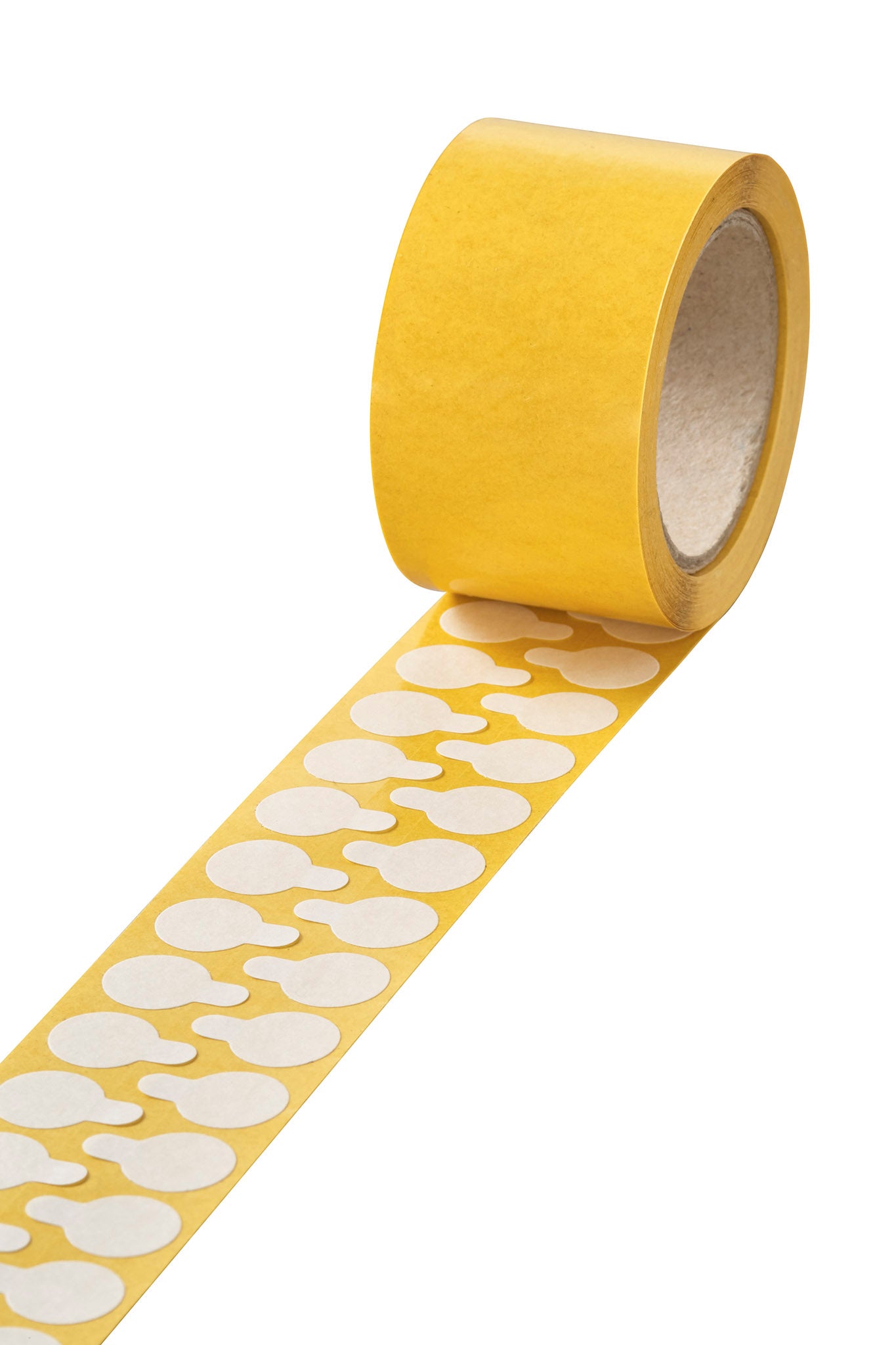 VELOCOLL® Verschlussmarke beidseitig klebend, Durchmesser 15 mm, 1000er Rolle, farblos