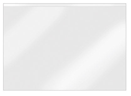 Beschriftungsfenster VELOCOLL®, Querformat, 212x152, PP sk, lange Seite offen,100er Pckg., glasklar