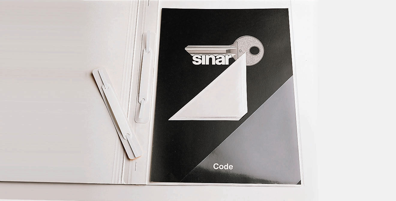 Folder mechanism, 150 x 20 mm, PP, sk, metal tongue, pack of 10, white