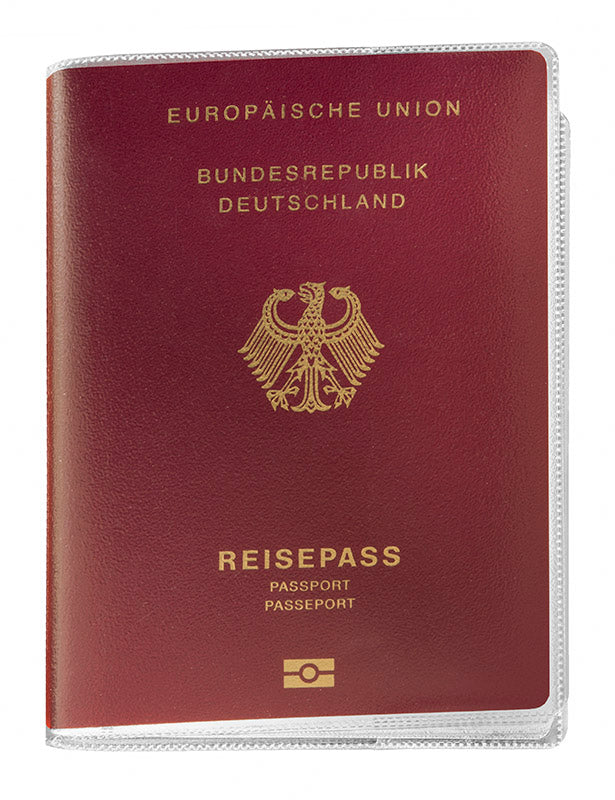 Doppelhülle, PP 170my, links und rechts je eine Einstecktasche, genarbt
