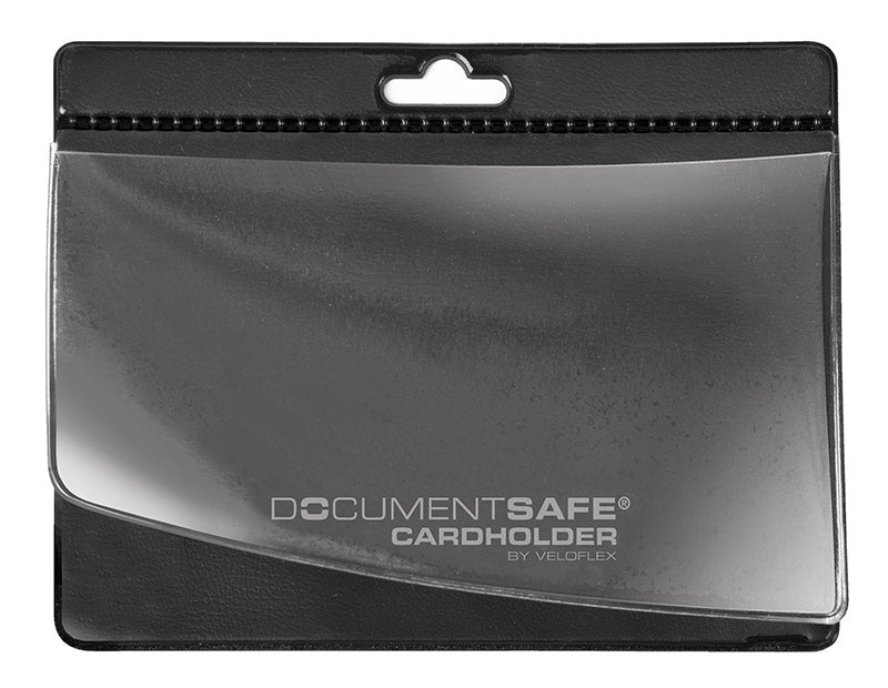 Document Safe® Cardholder-Schutzhülle gegen Datendiebstahl, passend für 1 Ausweis, 95 x 75 mm, PVC und Spezialfolie, für Zutrittsausweise mit RFID/NFC-Funkchip