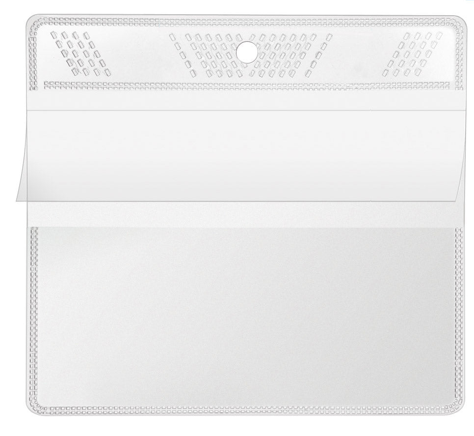 Sichttasche, DIN A7, PP 140 my, Lochung mittig 100er Großpackung, glasklar