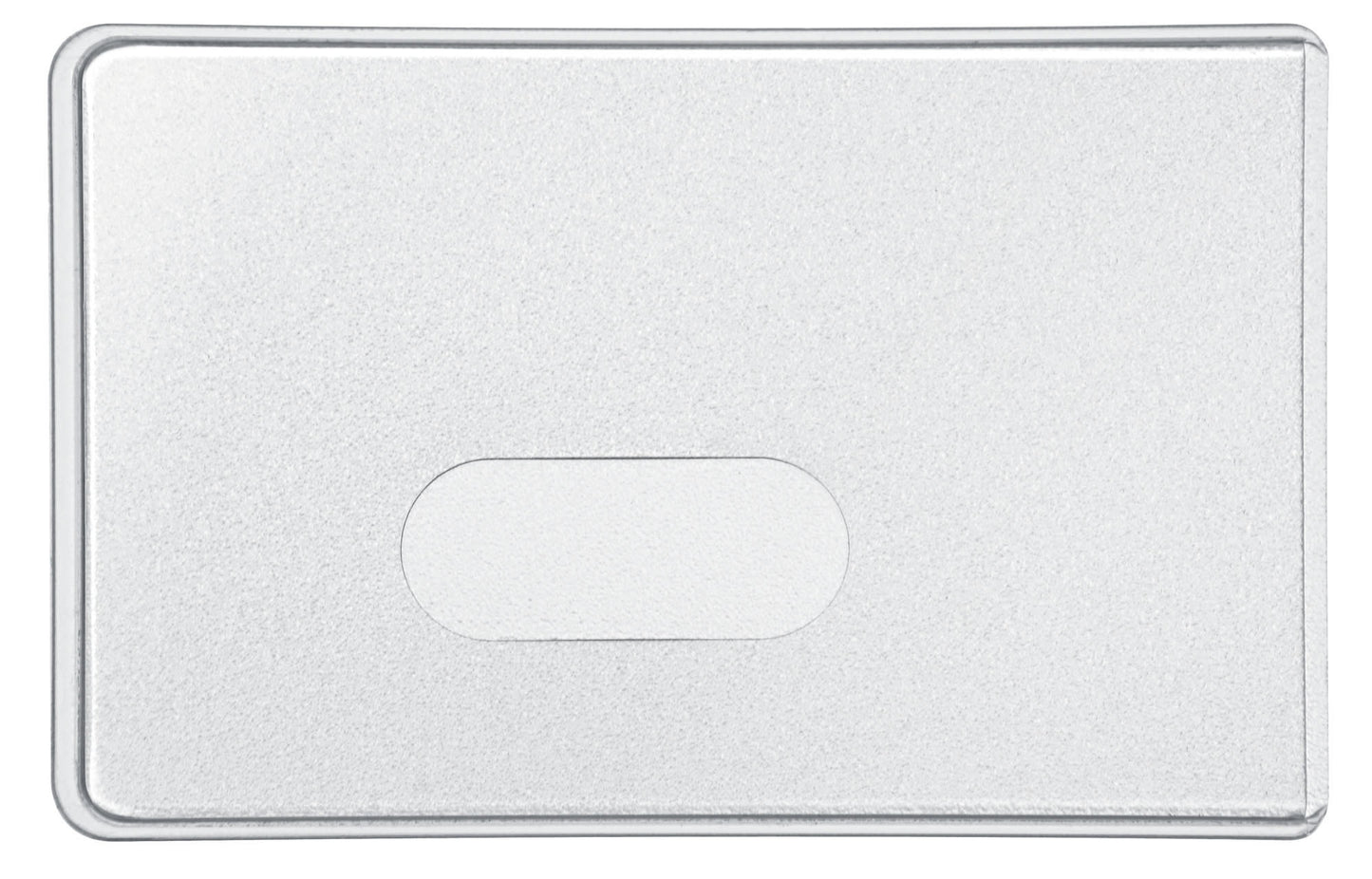 Scheckkartenhülle, 90 x 58 mm, Hartfolie, 10er Packung, matt gefrostet