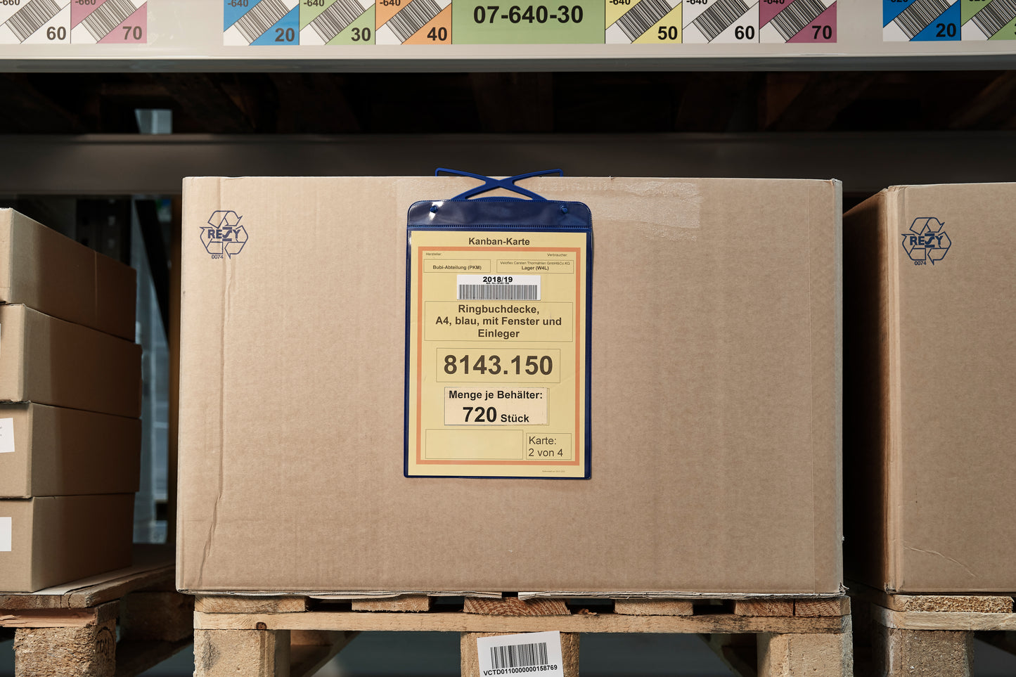Gitterboxtasche, DIN A4, Hochformat, PVC, mit Bügel, blau