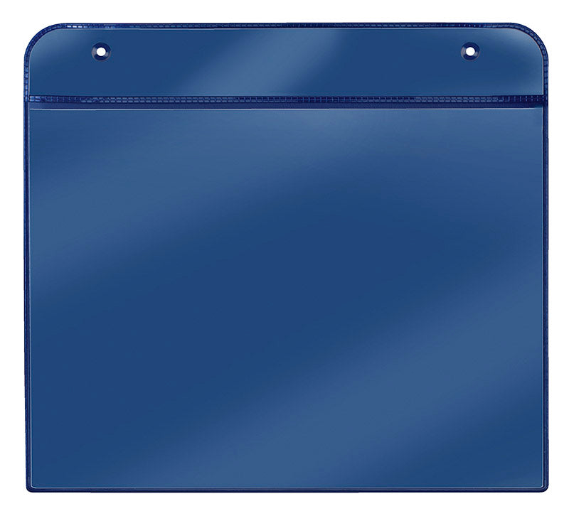 Magnettasche, DIN A5, Querformat, PVC, mit Magnetstreifen, blau