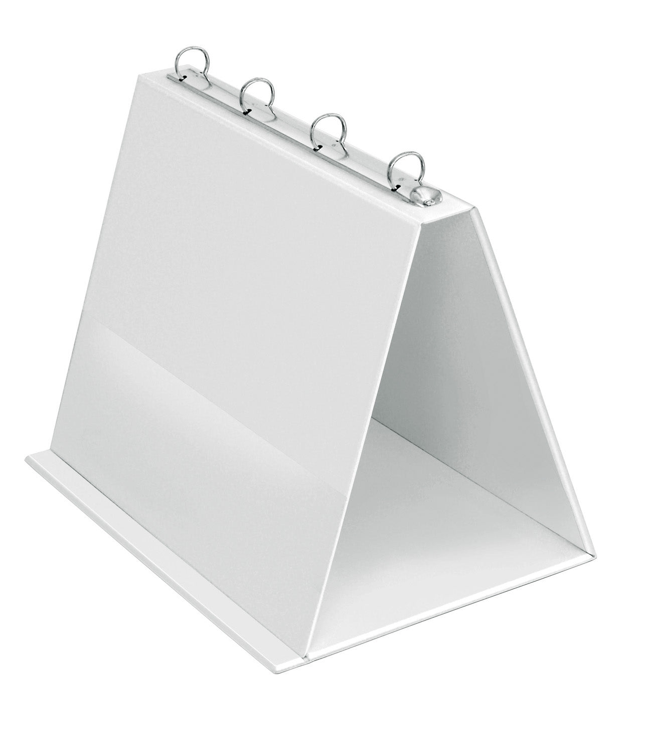 Tisch-Flip-Chart, DIN A4 quer, PVC-Folie, 4-Rund-Ring-Mechanik 20 mm