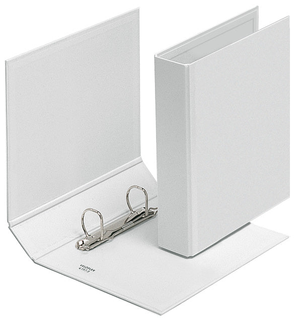 Präsentationsringbuch VELODUR®, DIN A5, PP kaschiert, 2-D-Ring-Mechanik 30 mm, weiß