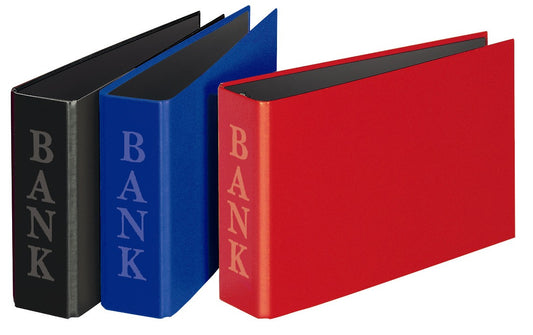 Bankordner VELOCOLOR® Classic, DIN A6, Karton, 2-D-Ring-Mechanik 30 mm, 3 Farben