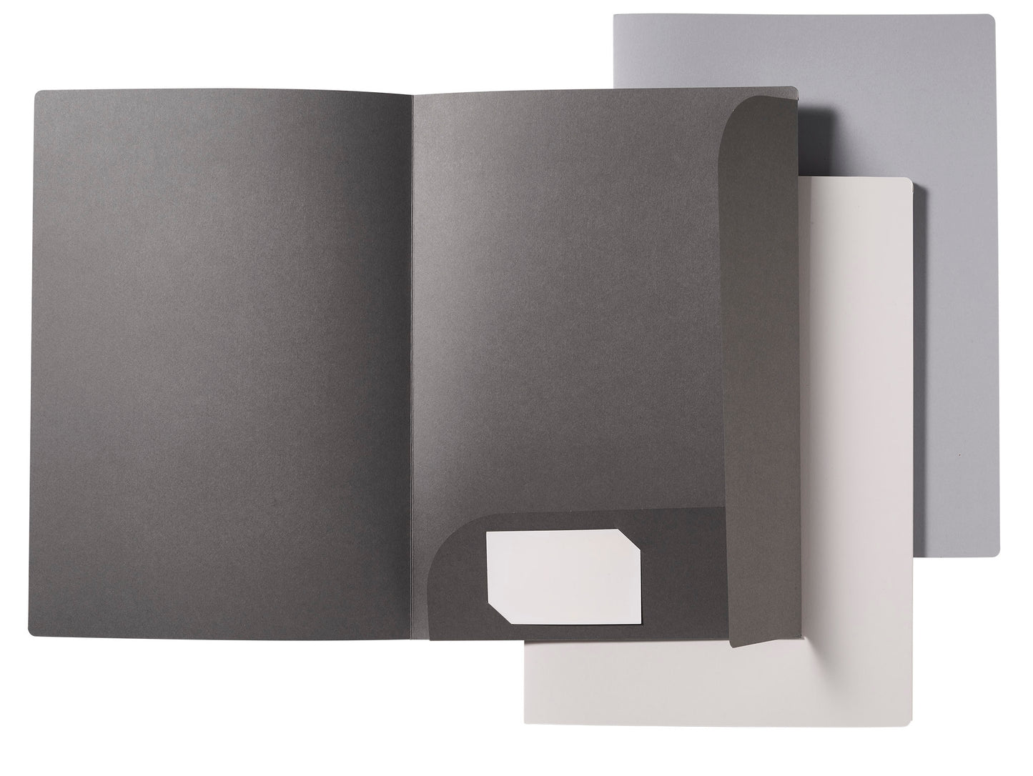 Angebotsmappe Grey Elegance, DIN A4, 3er Set, FSC Papier, Farben: beige, grau, anthrazit