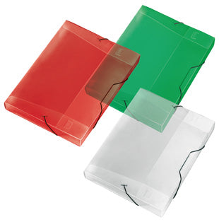 Sammelbox Crystal, DIN A4, starke PP-Folie, 30 mm Füllhöhe, transparent