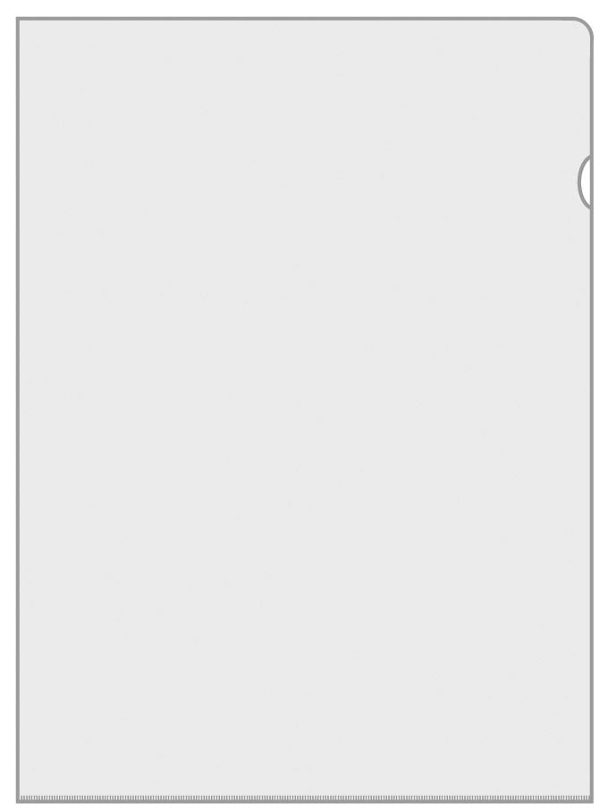Aktenhüllen, DIN A4, PP 150my, rechts und oben offen, transparent