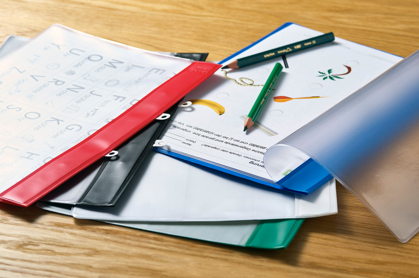 Offer folder VELOFORM®, DIN A4, PVC, transparent front cover, coloured back cover