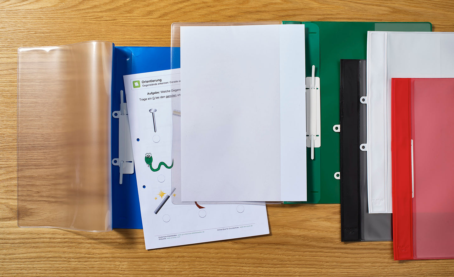 Offer folder VELOFORM®, DIN A4, PVC, transparent front cover, coloured back cover