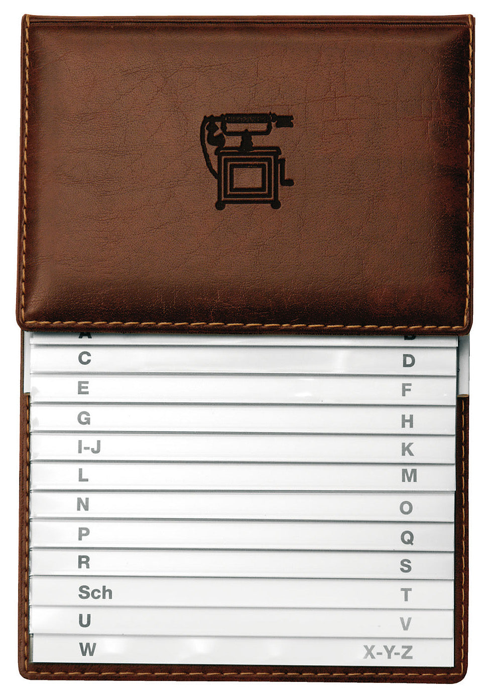 Telefonschuppenregister, 155 x 225 mm, Weichfolie, mit Kunststoffregister