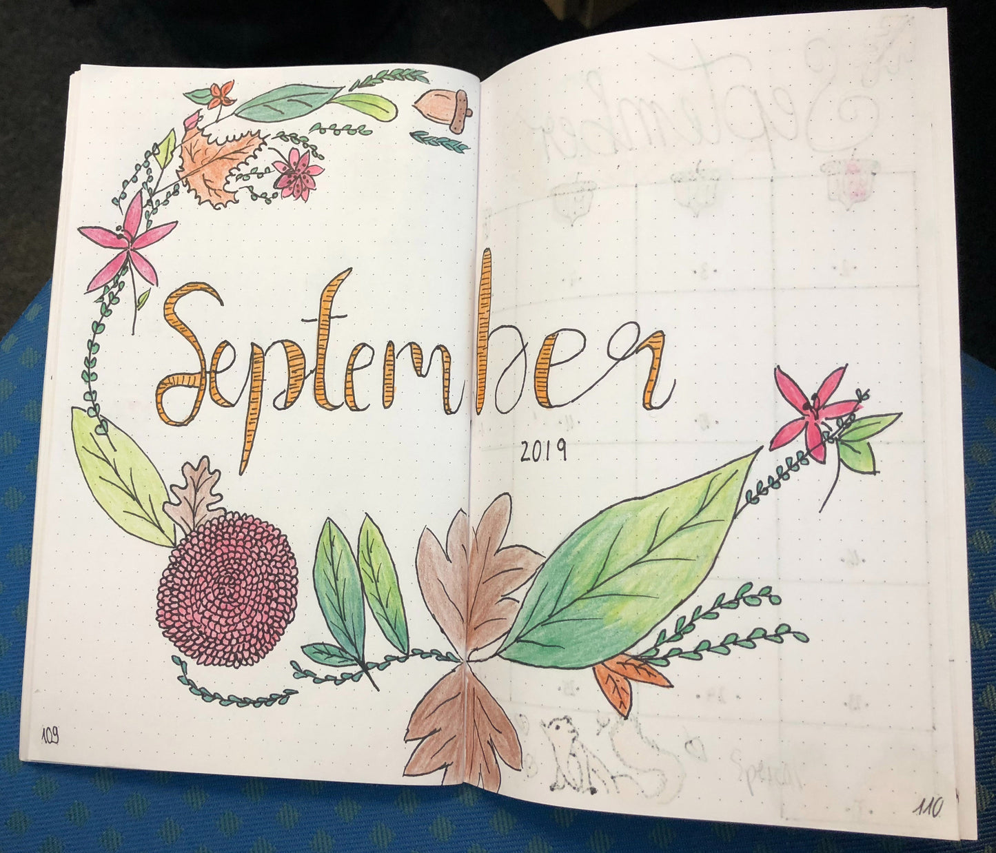 Einlage Food, für Bullet Journal, 13 x 21 cm, 2er Set