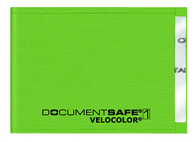 Document Safe®1 VELOCOLOR®-Schutzhülle für 1 Karte hellgrün