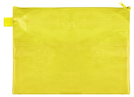 Reißverschlusstasche A4 PVC frei gelb