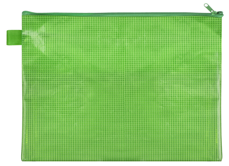 Reißverschlusstasche A4 PVC frei grün