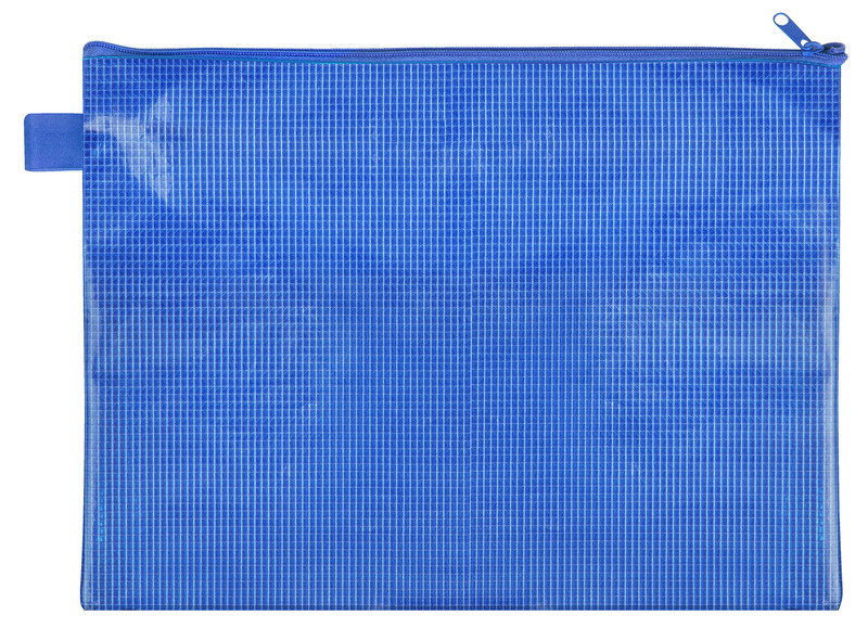 Reißverschlusstasche A4 PVC frei blau
