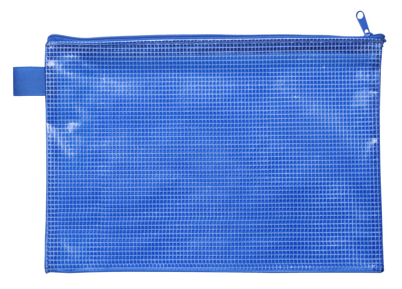 Reißverschlusstasche A5 PVC frei blau