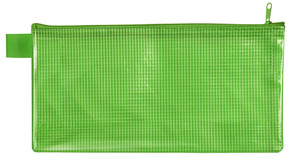 Reißverschlusstasche DIN lg. PVC frei grün