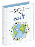 Schulordner Save the earth A5