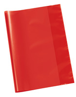 Hefthülle A4 PP transparent rot