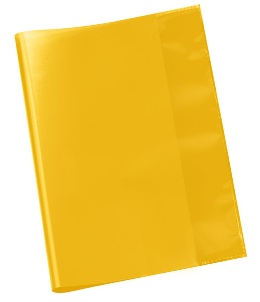 Hefthülle A5 PP transparent gelb