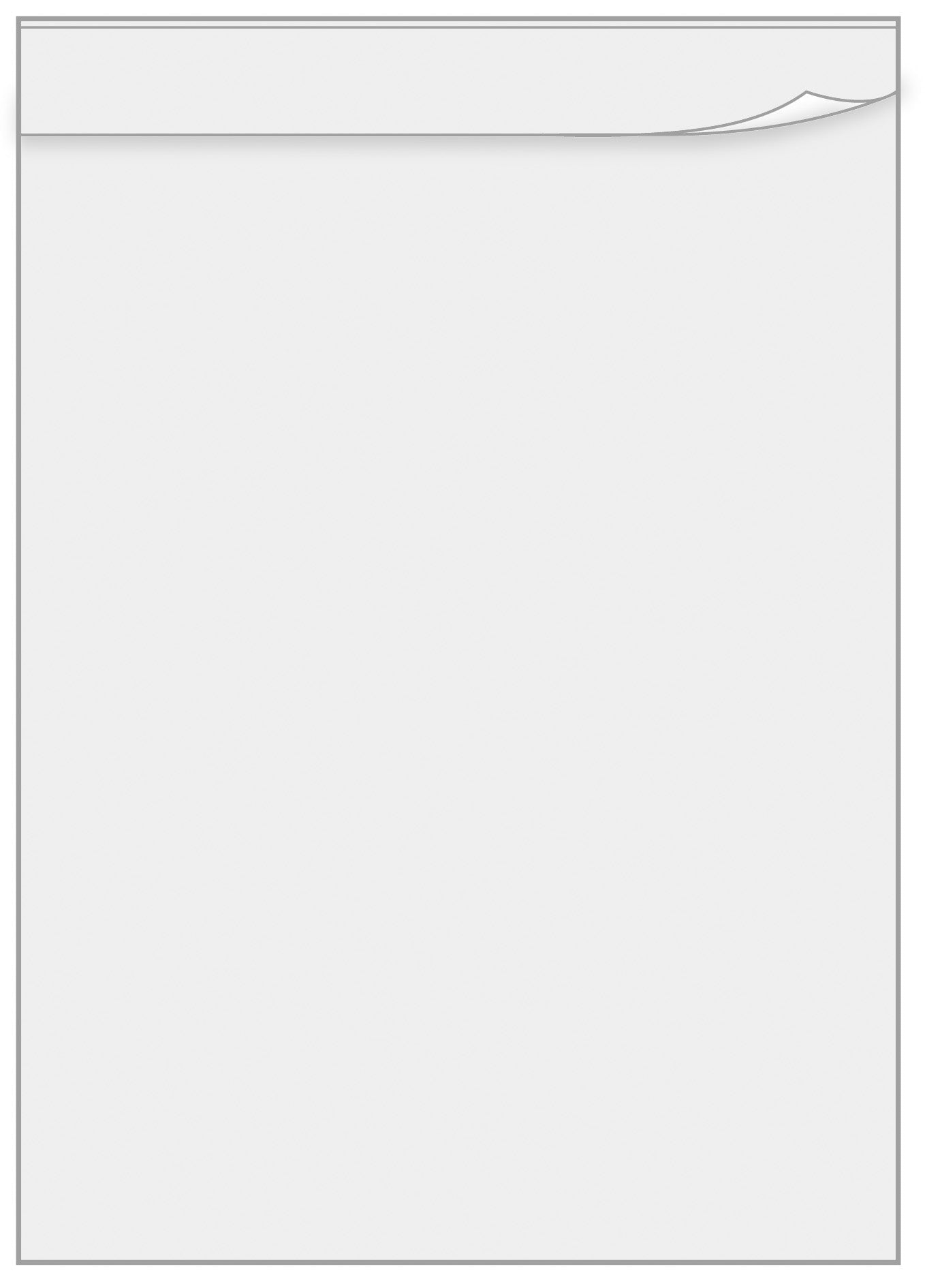 Übungsschreibfolie DIN A4, PVC, 10er Pack., blendfrei transparent