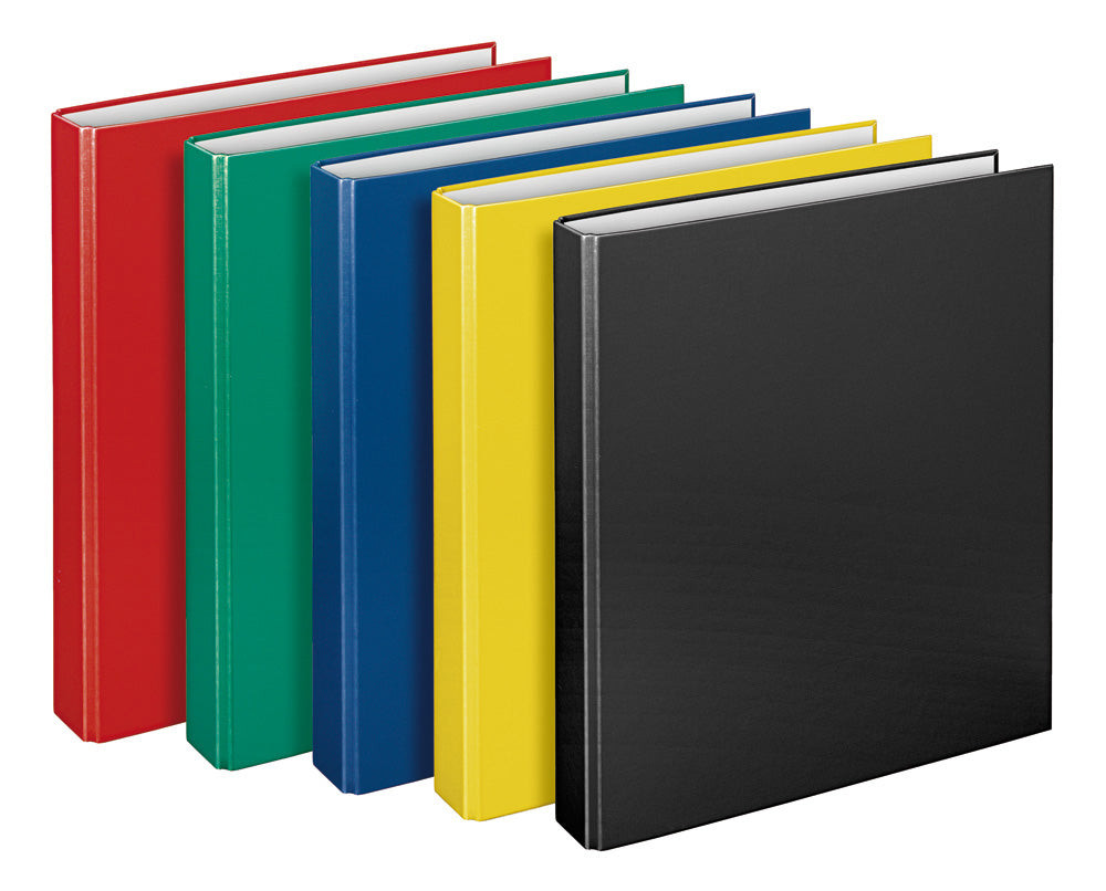 Ringbuch Basic, DIN A4, PP kaschiert, 4-D-Ring-Mechanik 25 mm, 5 Farben sortiert