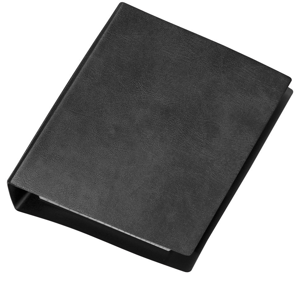 Taschenringbuch Special, DIN A6, Ledernarbung, 4-Rund-Ring-Mechanik 13mm