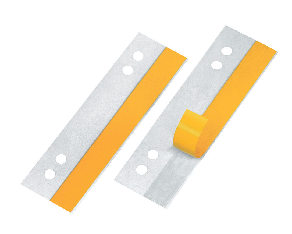 HEFTFIX®, 105 mm lang, Hartfolie sk, Lochabstand 60 u. 80 mm, 10er SB-Pckg. glasklar