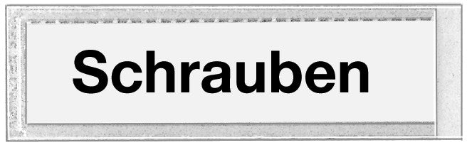 Beschriftungsfenster VELOCOLL®, 17x70,PP sk, kurze Seite offen, 100er Pckg., glasklar