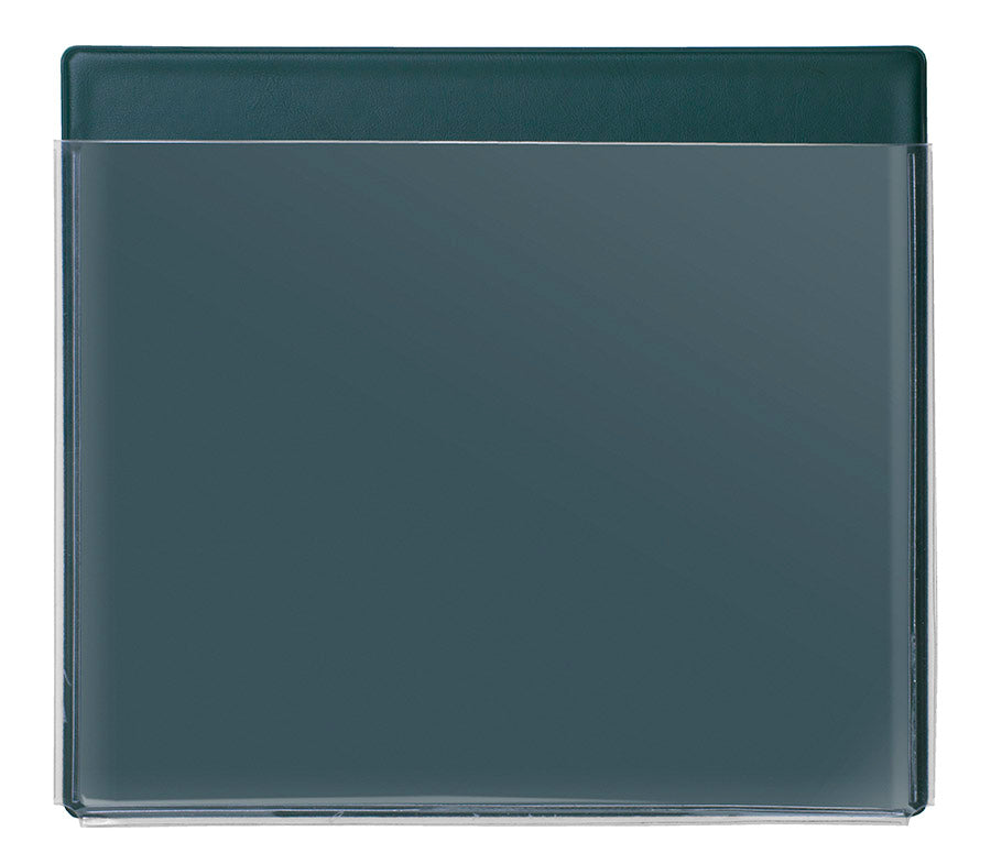 Schaltplantasche, DIN A4, selbstklebend, PVC-Folie, Füllhöhe=15 mm, grün