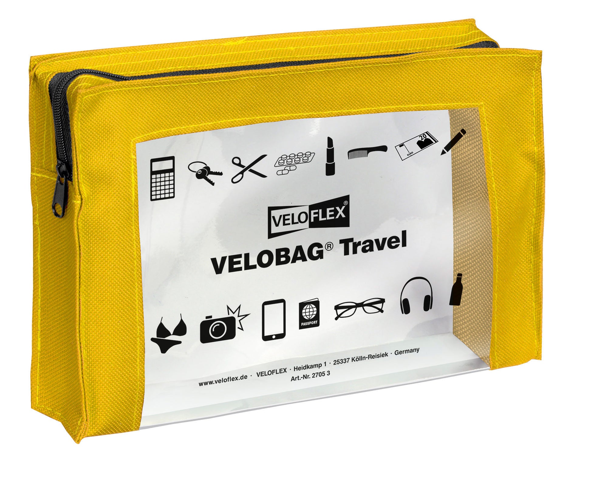 VELOBAG® Travel, DIN A5, PVC und Nylon, Füllhöhe 40 mm