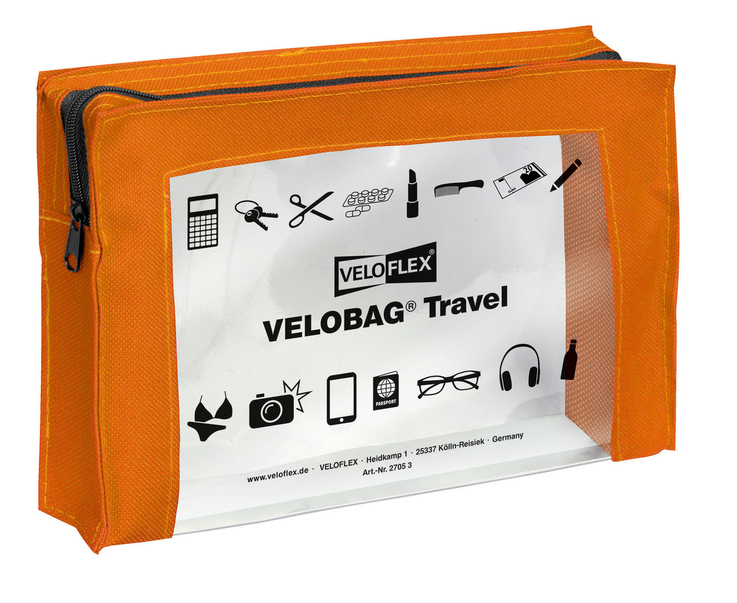 VELOBAG® Travel, DIN A5, PVC und Nylon, Füllhöhe 40 mm