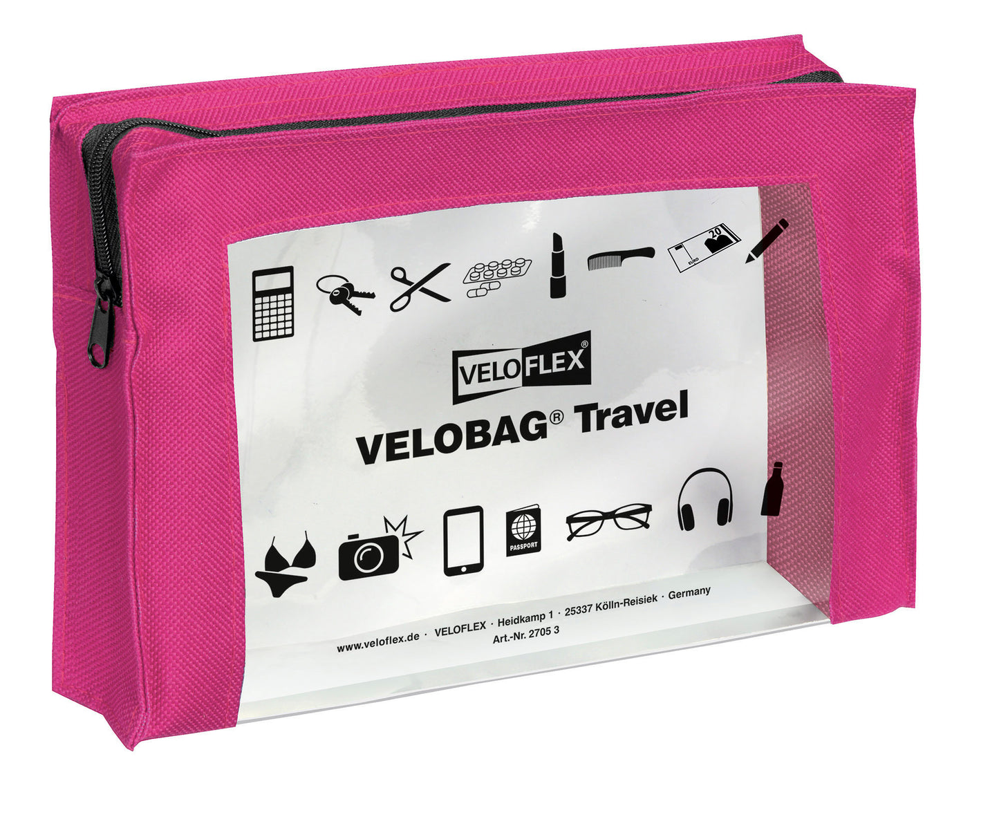 VELOBAG® Travel, DIN A5, PVC und Nylon, Füllhöhe 40 mm