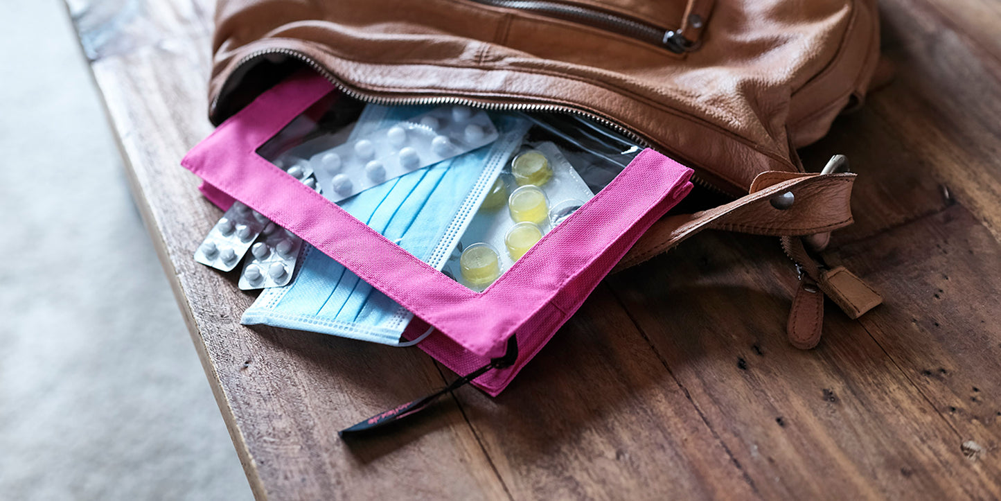 VELOBAG® Travel, DIN A5, PVC und Nylon, Füllhöhe 40 mm