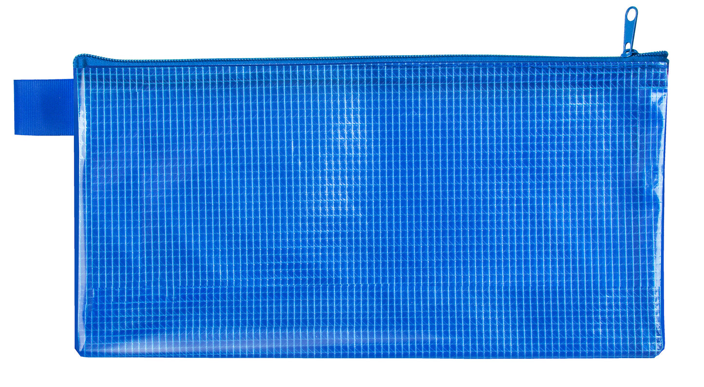 Reißverschlusstasche, DIN lg., PVC frei, gewebeverstärkt