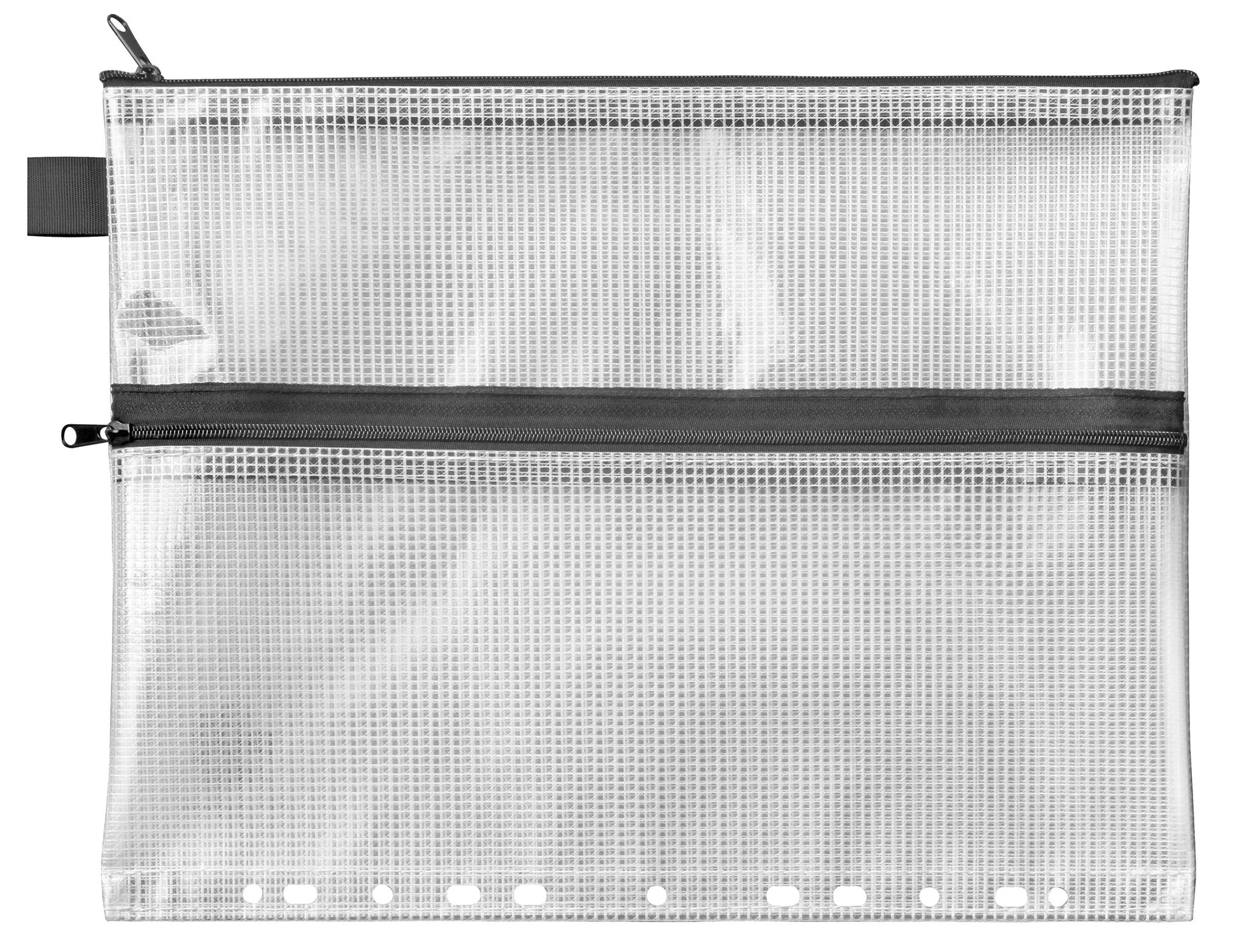 Reißverschlusstasche, DIN A4, PVC frei, gewebeverstärkt