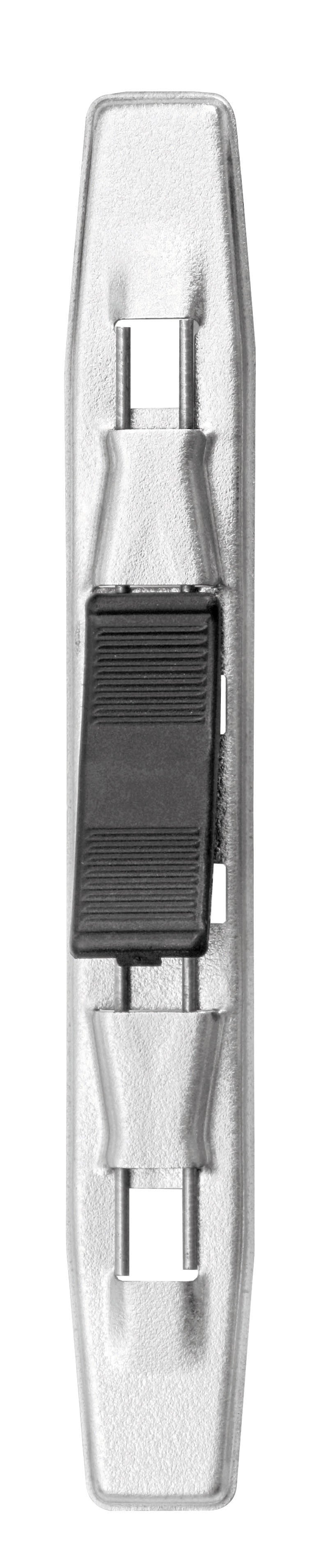 Niederhalter mit Plastiktippklemme, Metall, für Ordner, 50er Packung