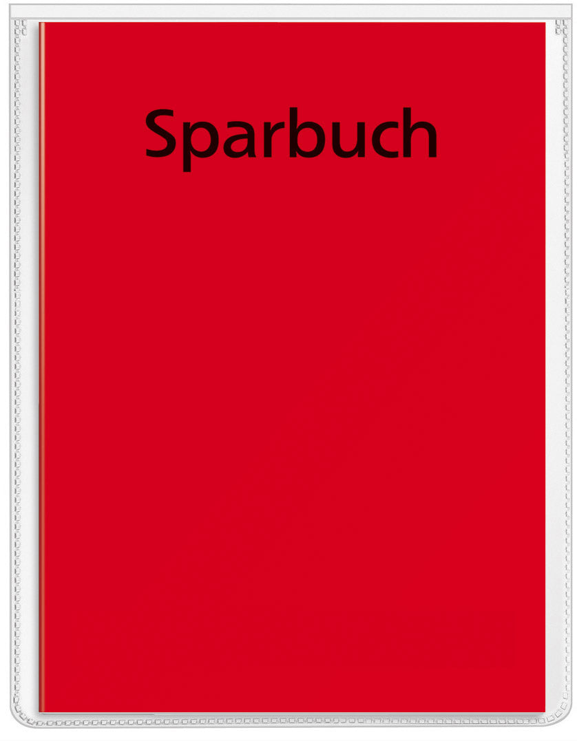 Schutz- und Ausweishülle, 111x153, PP 170my, Oberfolie verkürzt, Großpackung, genarbt