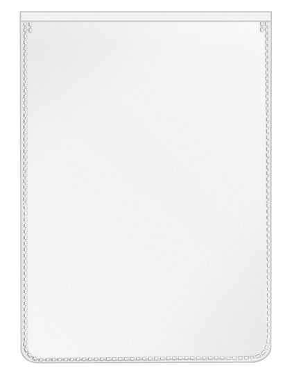 Schutz- und Ausweishülle, 80x108, PP 170my, Oberfolie verkürzt, Kleinpackung, genarbt