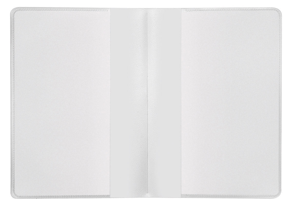 Doppelhülle, DIN A7, PP 170my, links und rechts eine Einstecktasche, genarbt
