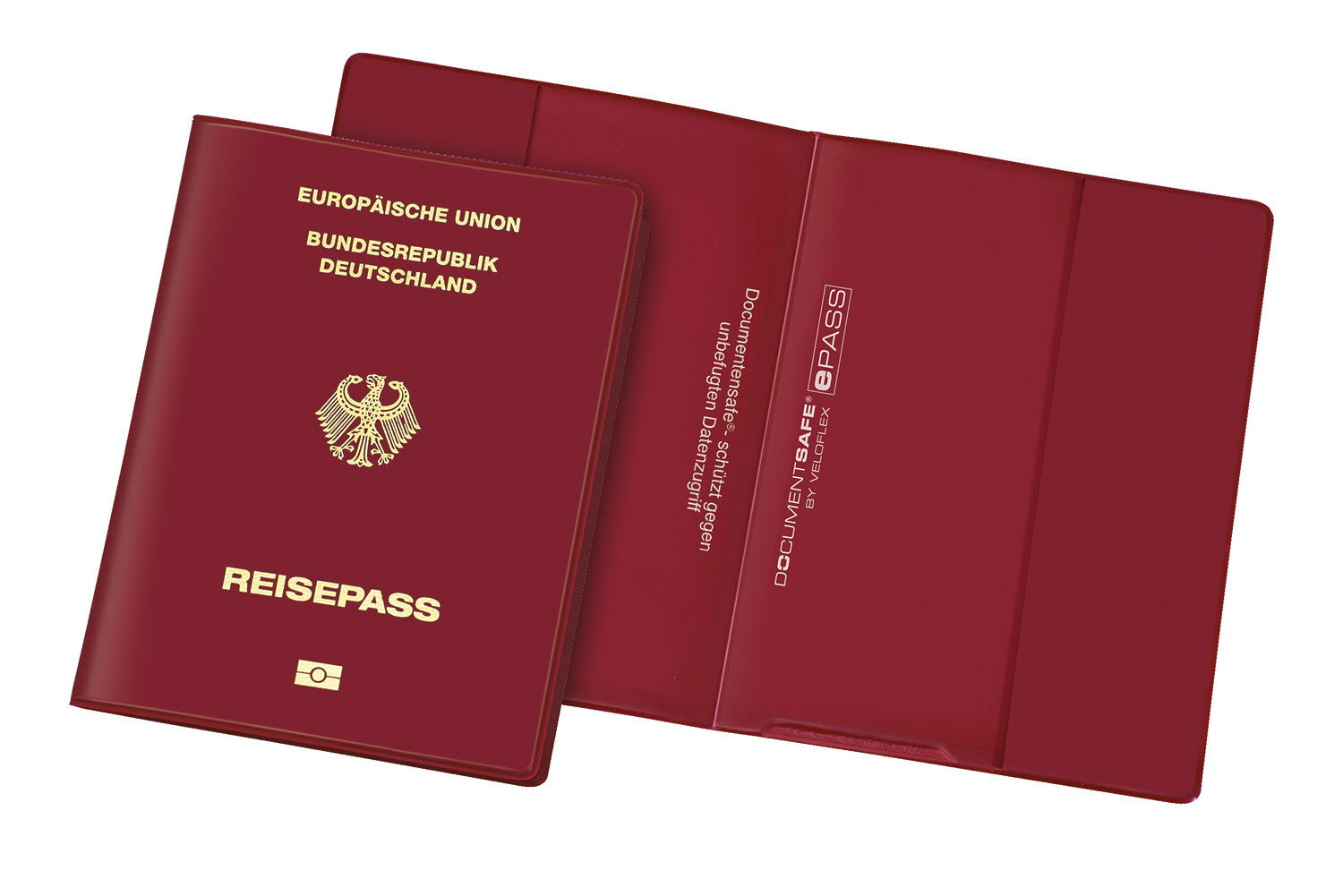 geöffnete Schutzhülle